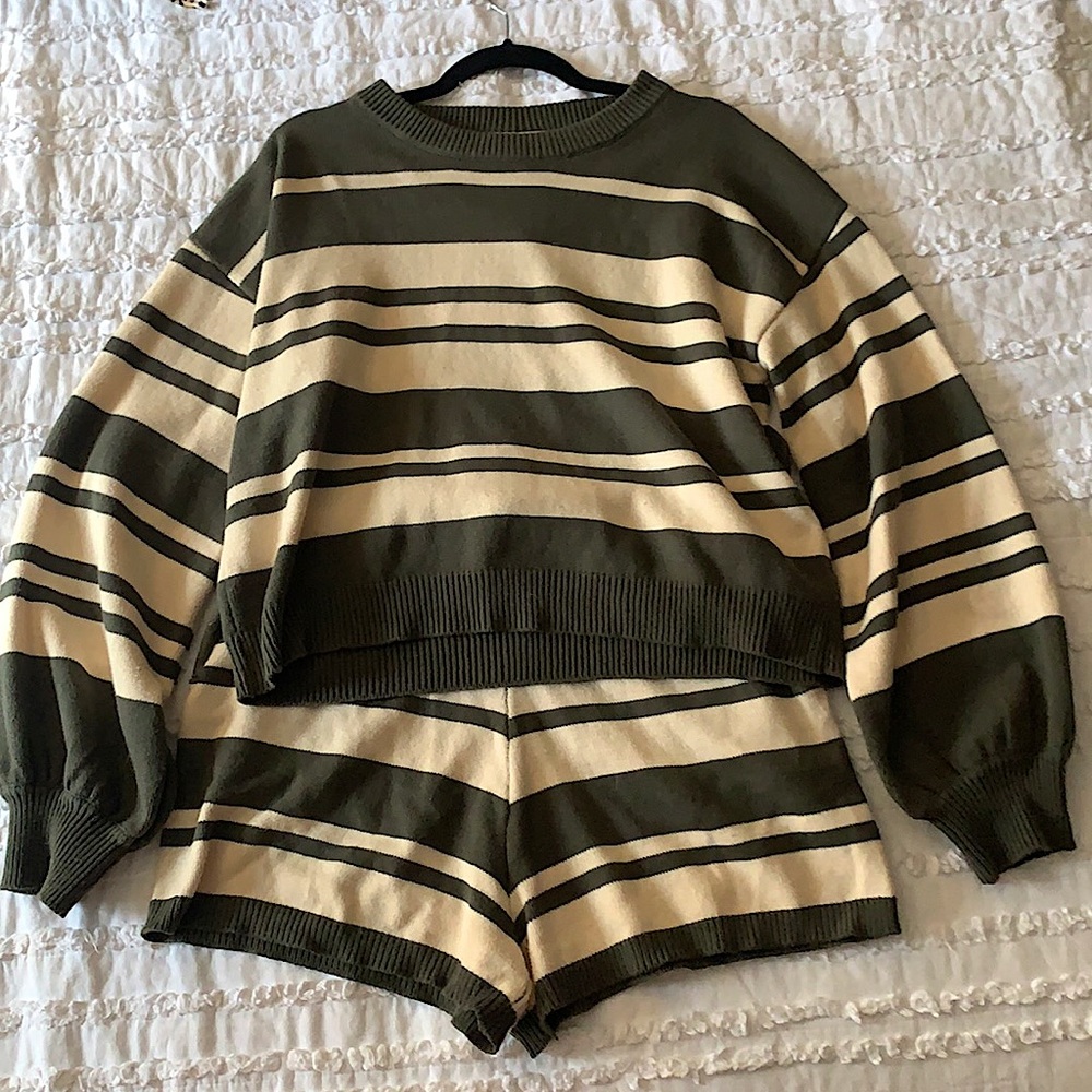 WORN ONCE Anthropology Sweater/Knit Set